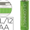 PILA Q-CONNECT ALCALINA AA -BLISTER CON 12 PILAS