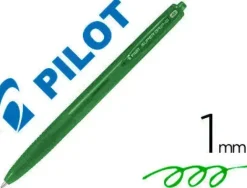 PILOT BOLIGRAFO DE BOLA RETRACTIL SUPERGRIP G - PUNTA REDONDA 1.0MM - TRAZO 0.4MM - TINTA DE ACEITE - GRIP ERGONOMICO - COLOR VERDE