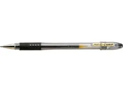 PILOT BOLIGRAFO DE GEL G1 GRIP - RECARGABLE - GRIP DE GOMA - PUNTA DE BOLA 0.7MM - TRAZO 0.32MM - CUERPO TRANSPARENTE - COLOR NEGRO