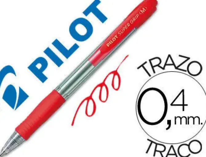 PILOT BOLIGRAFO PILOT SUPERGRIP ROJO BPGP-10R-M-R MAK080141