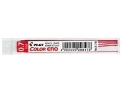 PILOT PACK DE 6 MINAS PARA PORTAMINAS COLOR ENO H-197 0.7MM - MINAS COLOR ROJO