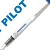 PILOT PLUMA ESTILOGRAFICA V-PEN - DESECHABLE - TINTA LIQUIDA BORRABLE - PUNTA DE ACERO - TRAZO DE 0.5MM - COLOR AZUL
