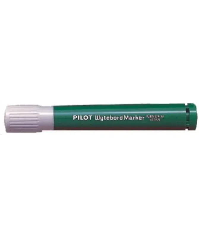 PILOT ROTULADOR PARA PIZARRA BLANCA - PUNTA REDONDA DE 4MM - TRAZO DE 1.8MM - RECARGABLE - TINTA CON BASE DE ALCOHOL - BORRABLE EN SECO - COLOR VERDE