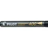 PILOT ROTULADOR PERMANENTE 400 - PUNTA BISELADA 4,5MM - TRAZO 4MM - COLOR NEGRO
