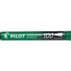 PILOT ROTULADOR PERMANENTE 100 - PUNTA FINA DE BALA 4,5MM - TRAZO 1MM - COLOR VERDE
