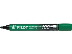 PILOT ROTULADOR PERMANENTE 100 - PUNTA FINA DE BALA 4,5MM - TRAZO 1MM - COLOR VERDE