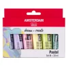 PINTURA ACRILICA AMSTERDAM 20 ML CAJA DE 6 COLORES PASTEL