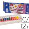 PINTURA ACRILICA ARTIST CAJA CARTON DE 12 COLORES SURTIDOS TUBO DE 12 ML