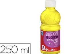 PINTURA ACRILICA L&B BRILLO AMARILLO PRIMARIO BOTE DE 250 ML