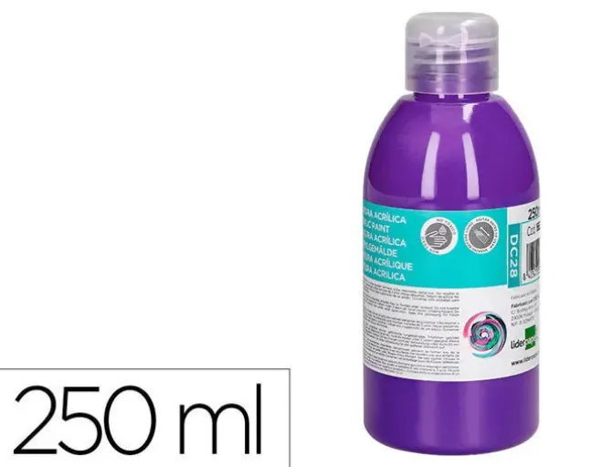 PINTURA ACRILICA LIDERPAPEL BOTE DE 250 ML VIOLETA