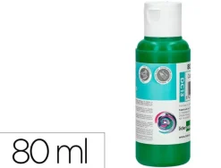 PINTURA ACRILICA LIDERPAPEL BOTE DE 80 ML VERDE OSCURO