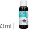 PINTURA ACRILICA LIDERPAPEL BOTE DE 80 ML NEGRO
