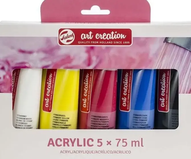 PINTURA ACRILICA TALENS 5 COLORES SURTIDOS 82805M 625484