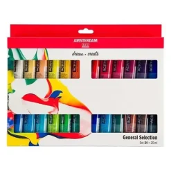 PINTURA ACRILICA TALENS 20ML /24 COL.