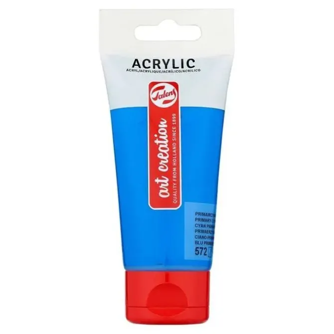 PINTURA ACRILICA TALENS 75ML AZUL CYAN PRIMARIO 625040