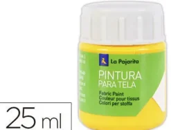 PINTURA TELA LA PAJARITA 25ML AMARILLO REAL 001196612 MAK625090