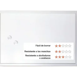 PIZARRA LACADA BLANCA MAGNÉTICA 1500 X 1200MM