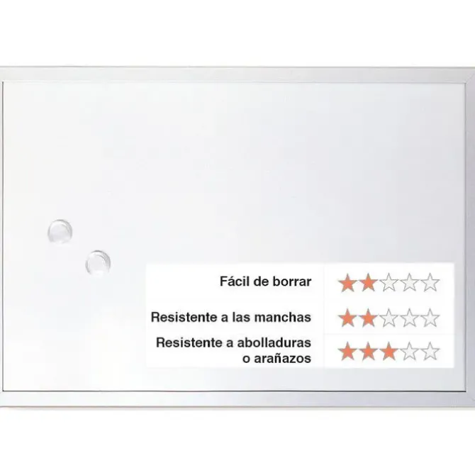 PIZARRA LACADA BLANCA MAGNÉTICA 1500 X 1200MM