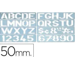 PLANTILLA PARA ROTULAR ALTURA DE LETRA 50 MM CS17905