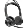 PLANTRONICS/POLY VOYAGER FOCUS 2 AURICULARES CON MICROFONO BLUETOOTH 5.1 - CANCELACION DE RUIDO - ALMOHADILLAS ACOLCHADAS - AUTONOMIA HASTA 40H - CONTROL EN AURICULAR - COLOR NEGRO