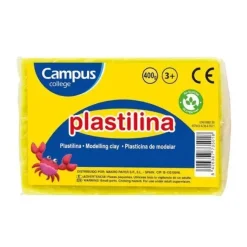PLASTILINA CAMPUS GRANDE 400G AMARILL