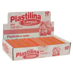 PLASTILINA CAMPUS MEDIANA 200GNARANJ