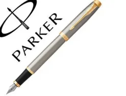 PLUMA PARKER IM METAL CEPILLADO GT