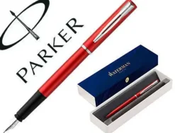 PLUMA WATERMAN ALLURE LACA ROJA EN ESTUCHE DE REGALO