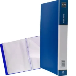 PLUS CARPETA 60 FUNDAS PLUS A4 RIGIDO AZUL OPACO MT60 MAK180223