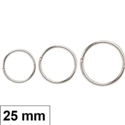 PLUS OFFICE ANILLAS METAL Nº3 25MM /50UD AS-3 MAK180302