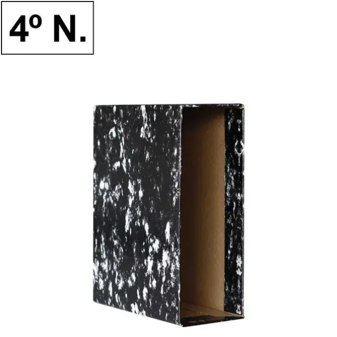 PLUS OFFICE CAJA ARCHIVADOR PLUS 4º NAT. NEGRO 204/N MAK180093