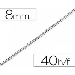 PLUS OFFICE ESPIRALES P.56 4:1 8MM C/200 3034EMN08 MAK215239