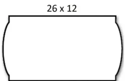 PLUS OFFICE ETIQUETA MAQUINA 26X12 E261P11 MAK215136