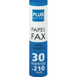 PLUS OFFICE PAPEL FAX PLUS TERMICO 210MMX30MX12 4103012 MAK001052