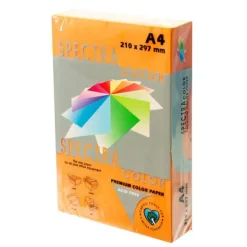 PLUS OFFICE PAPEL SPECTRA A4 80GR 500H NARANJA IT240 A4/500 MAK001578