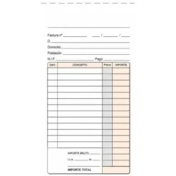 PLUS OFFICE TALONARIO 3/Fº FACTURA DUP T44 T44 MAK035487