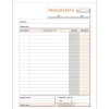 PLUS OFFICE TALONARIO MK PRESUPUESTOS 4ºNAT.DUPLI T90 MAK001395