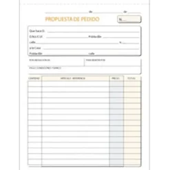 PLUS OFFICE TALONARIO MK PEDIDOS 4º NAT.TRIPLICAD T-72 MAK029614