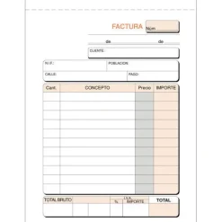 PLUS OFFICE TALONARIO MK FACTURA 8º NAT. ORIGINAL T46 MAK001387