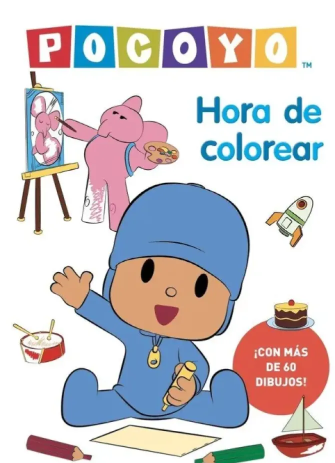 POCOYO. ACTIVIDADES - HORA DE COLOREAR - CON MAS