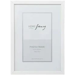 PORTAFOTO A4 21X29,7CM MADERA BLANCO