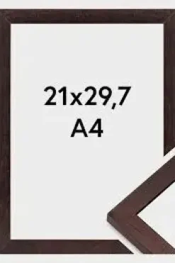 PORTAFOTO A4 21X29,7CM MADERA MARRON