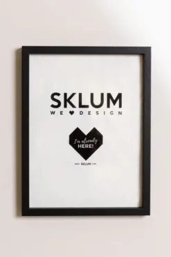 PORTAFOTO MARCO 50X70 CM MADERA NEGRO