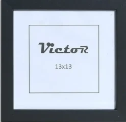 PORTAFOTO MARCO 13X13CM MADERA NEGRO CUADRADO