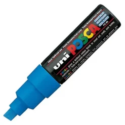 POSCA PC-8K AZUL CLARO PUNTA BISELADA MAK119461