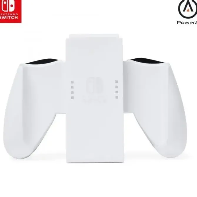 POWERA COMFORT GRIP JOY-CON PARA NINTENDO SWITCH - COLOR BLANCO