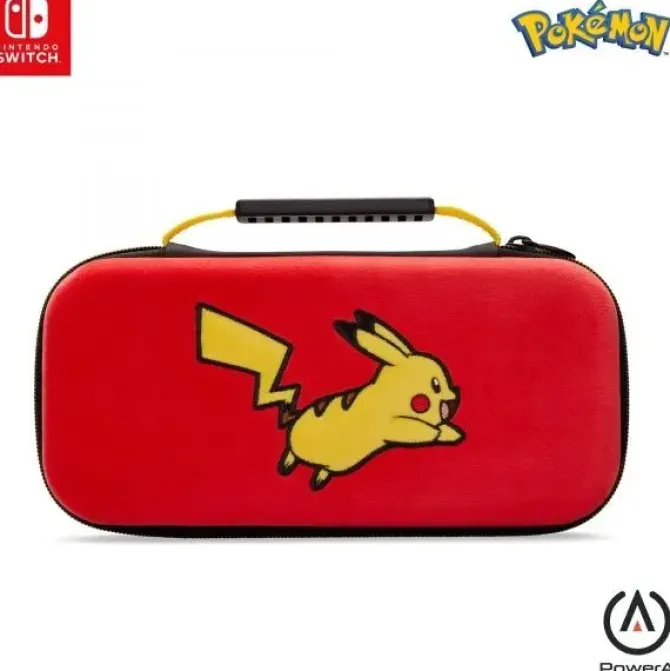 POWERA ESTUCHE PROTECTOR PARA NINTENDO SWITCH MODELO OLED, NINTENDO SWITCH Y NINTENDO SWITCH LITE - PIKACHU JUMP