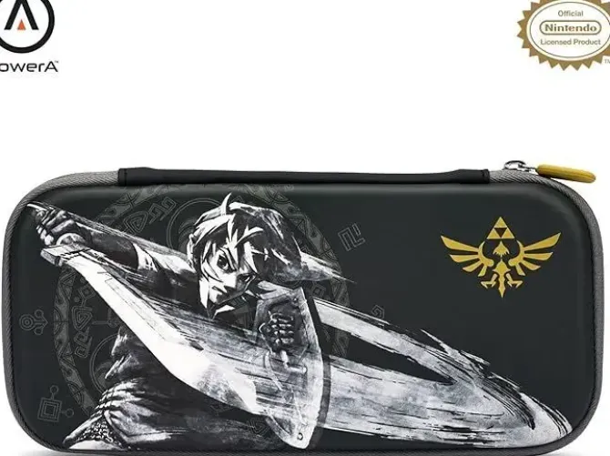 POWERA ESTUCHE SLIM PARA NINTENDO SWITCH MODELO OLED, NINTENDO SWITCH Y NINTENDO SWITCH LITE - BATTLE-READY LINK
