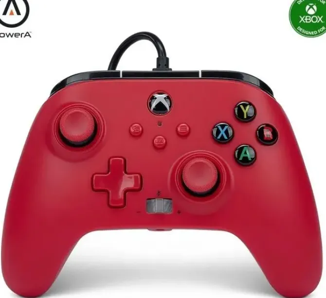POWERA MANDO CON CABLE ENHANCED PARA XBOX SERIES XS - ARTISAN RED