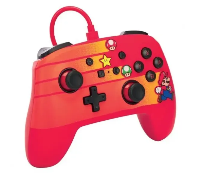 POWERA MANDO CON CABLE ENHANCED PARA NINTENDO SWITCH - SPEEDSTER MARIO